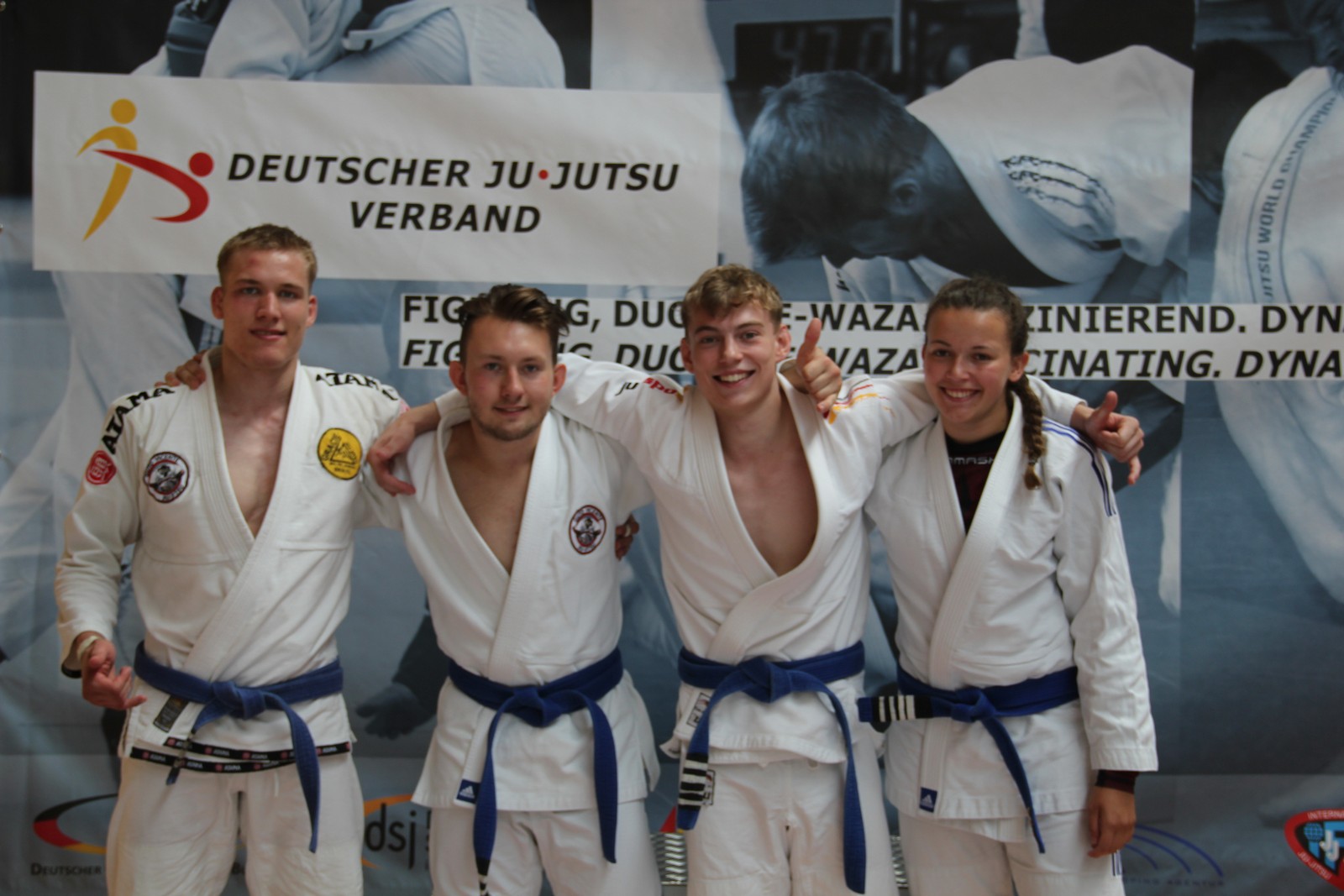 von links: Marius Oderwald, Tristan Eppler, Nick Gerhold, Sophie Rumpf